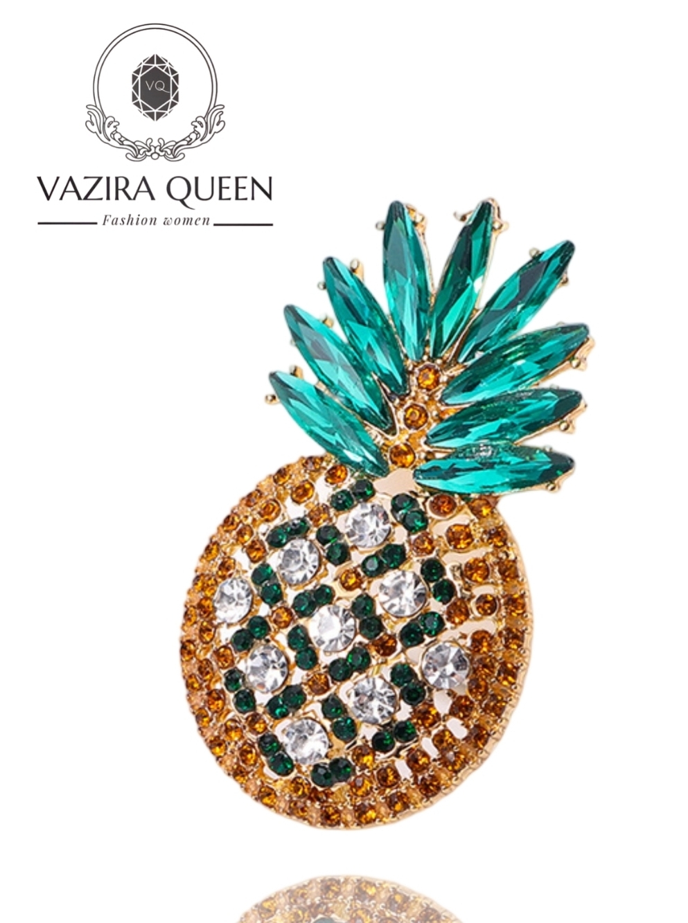 VQ Pineapple Brooch